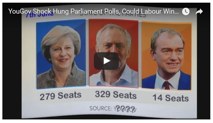 YouGov Shock Polls, Could Theresa May Lose, Labour Win Election 2017?