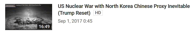 Trump Reset: US War With China, North Korea Nuclear Flashpoint