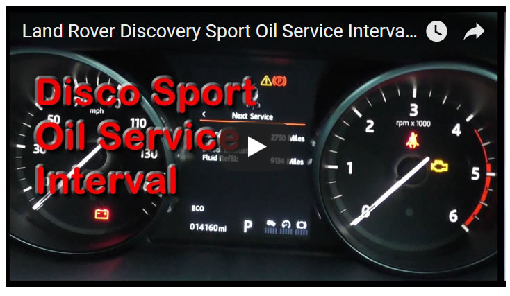 Land Rover Discovery Sport Oil Service Interval at 12,000, 14000 or 21,000 Miles?