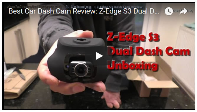 Best Car Dash Cam Review: Z-Edge S3 Dual Dash Cam - UNBOXING (1)