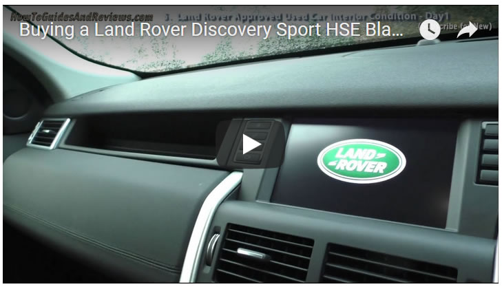 Buying a Land Rover Discovery Sport HSE Black - Exterior - Day 1