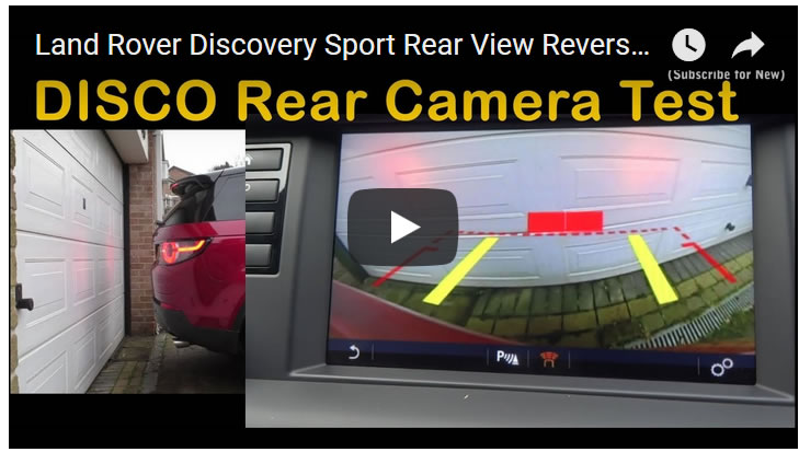 Land Rover Discovery Sport Rear View Reverse Camera Test