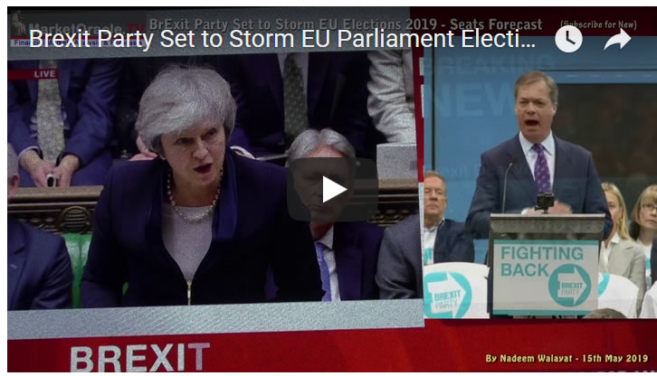 Brexit Party Set to Storm EU Parliament Elections - Seats Forecast 