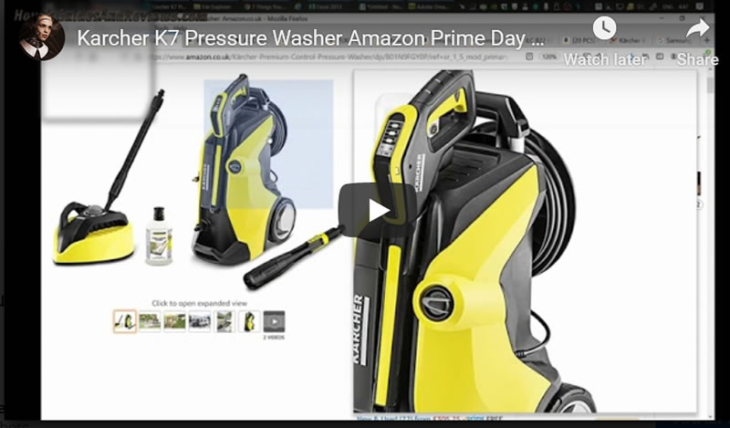 Karcher K7 Pressure Washer Amazon Prime Day Bargain 51% Discount!