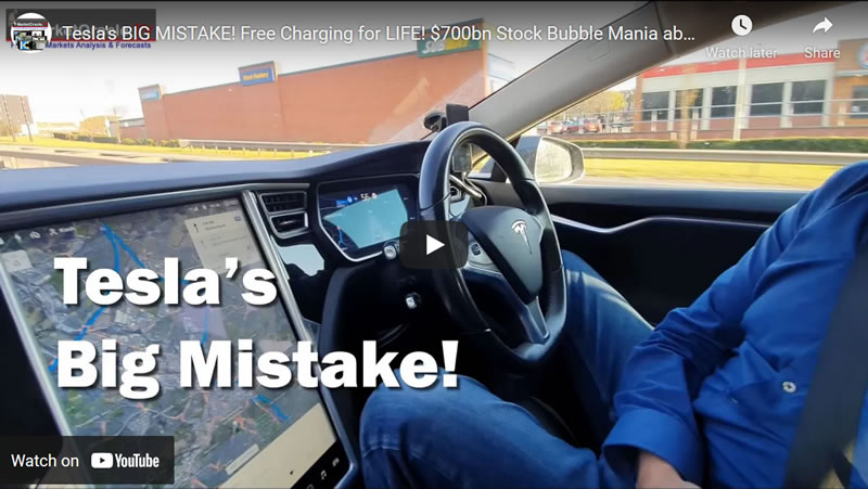 Tesla's BIG MISTAKE! Free Charging for LIFE! $700bn Stock Bubble Mania about to BURST! S 85D