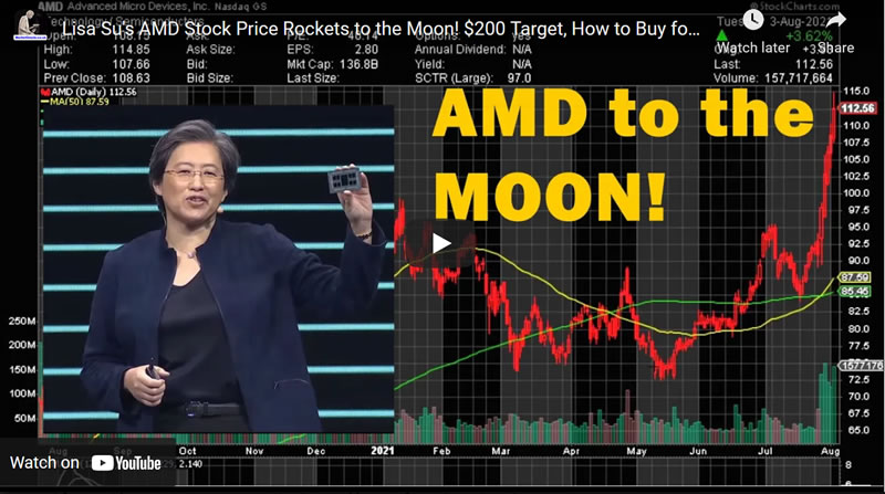 Lisa Su's AMD Stock Price Rockets to the Moon! $200 Target, How to Buy for Under $78