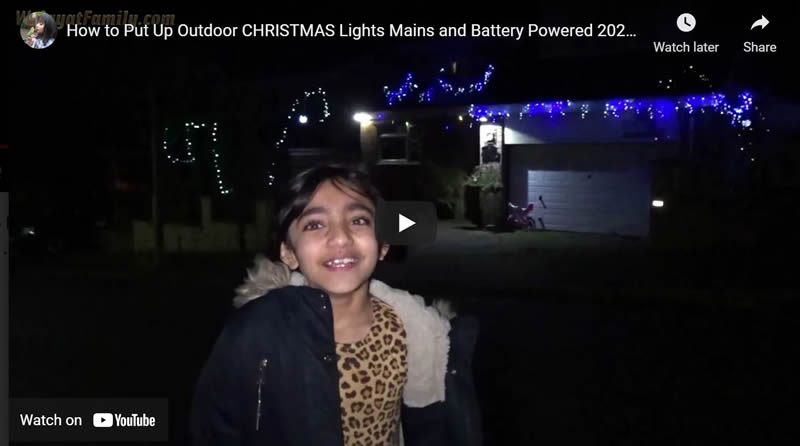 How to Put Up Outdoor CHRISTMAS Lights Mains and Battery Powered 2021 - Top Tips