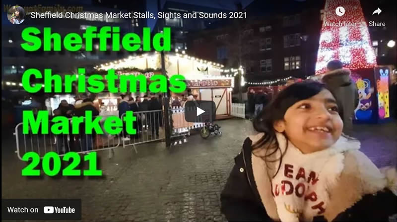 Sheffield Christmas Market Stalls, Sights and Sounds 2021