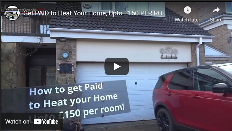 Get PAID to Heat Your Home, Upto £150 PER ROOM! With Bitcoin Crypto Mining Insanity!