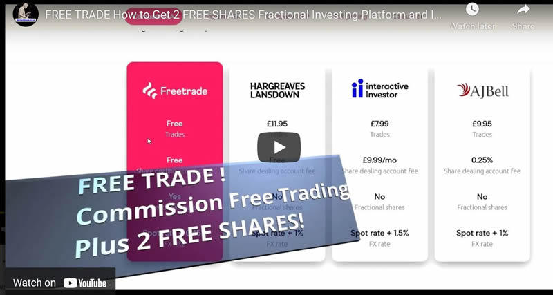 FREE TRADE How to Get 2 FREE SHARES Fractional Investing Platform and ISA Specs