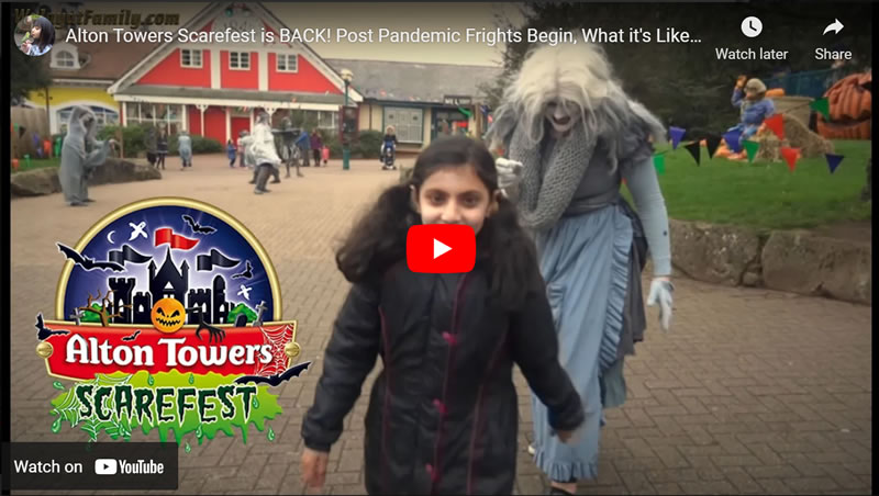 Alton Towers Scarefest is BACK! Post Pandemic Frights Begin, What it's Like to Enter Scarefest 2021