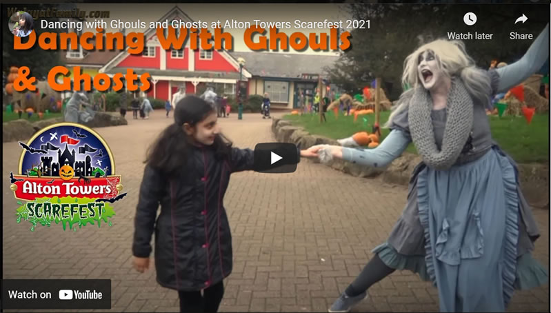 Dancing with Ghouls and Ghosts at Alton Towers Scarefest 2021