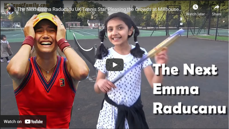The Next Emma Raducanu UK Tennis Star Pleasing the Crowds at Millhouses Park Sheffield