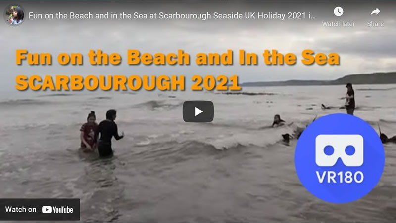 Sun Sea and Sand UK Scarborough Holidays 2021 in VR 180 3D!
