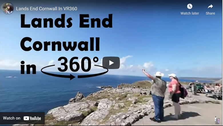 Lands End Cornwall In VR360 - UK Holidays, Staycations