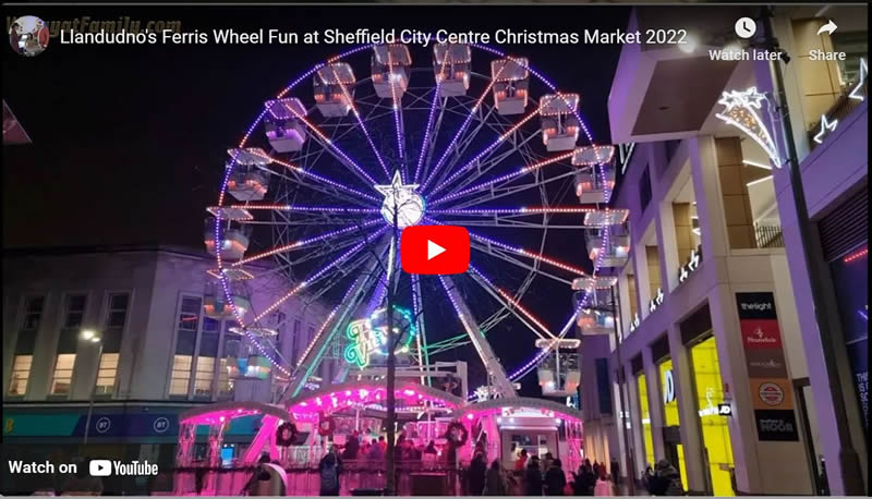 Llandudno Ferris Wheel at Sheffield City Centre Christmas Market 2022 