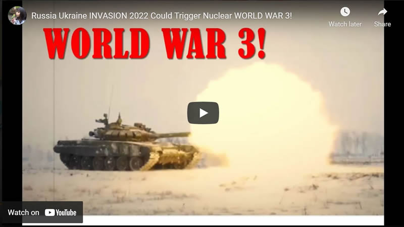Russia Ukraine Invasion 2022 Could Trigger Nuclear World War 3!
