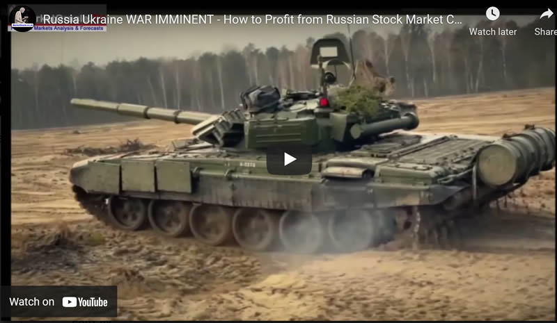 Russia Ukraine WAR IMMINENT - How to Profit from Russian Stock Market CRASH