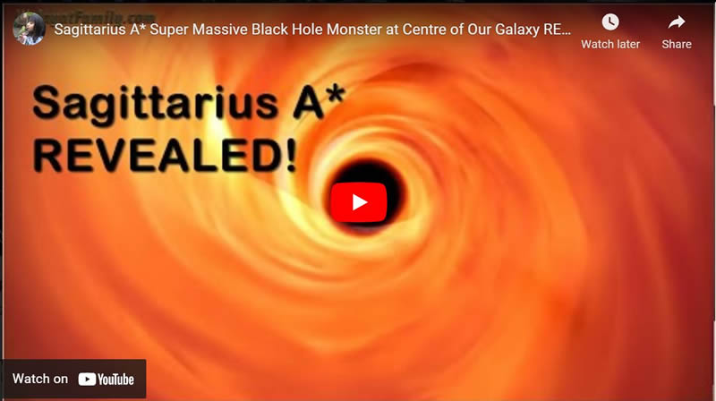 Sagittarius A* Super Massive Black Hole Monster at Centre of Our Galaxy REVEALED!