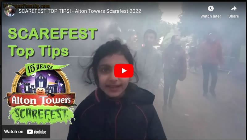 SCAREFEST TOP TIPS! - Alton Towers Scarefest 2022