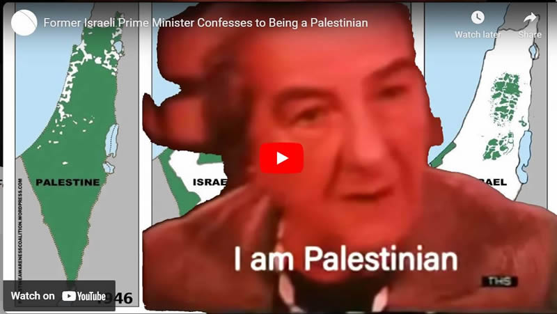 Israeli Prime Minister Confesses to Being a Palestinian