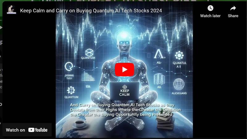 Keep Calm and Carry on Buying Quantum AI Tech Stocks 