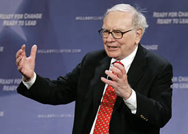 Warren Buffett has joined the chorus of cheerleaders for China's economic growth.